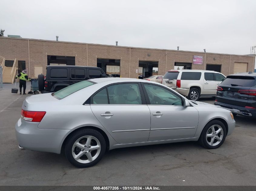 2007 Hyundai Sonata Limited/Se V6 VIN: 5NPEU46F77H206300 Lot: 40577205