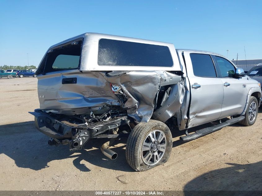 2019 Toyota Tundra 1794 5.7L V8 VIN: 5TFAY5F16KX858335 Lot: 40577227