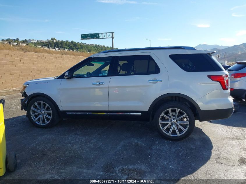 1FM5K7F83HGB40273 2017 Ford Explorer Limited