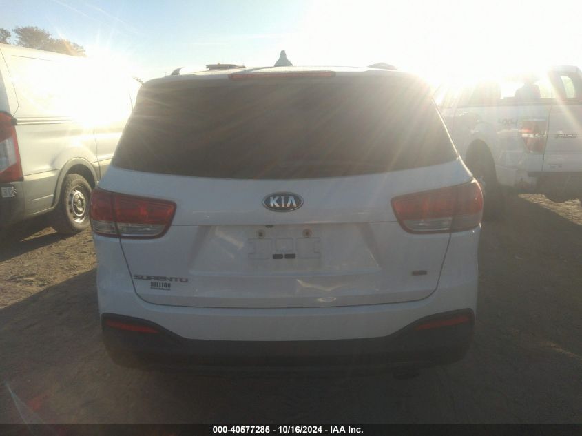 2018 Kia Sorento 2.4L Lx VIN: 5XYPGDA35JG387912 Lot: 40577285