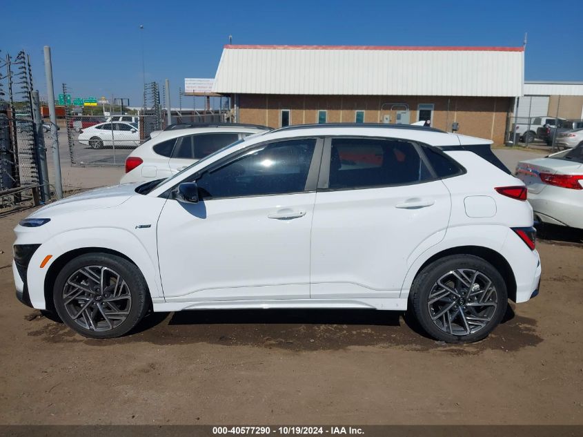 2022 Hyundai Kona N Line VIN: KM8K3CA37NU867546 Lot: 40577290