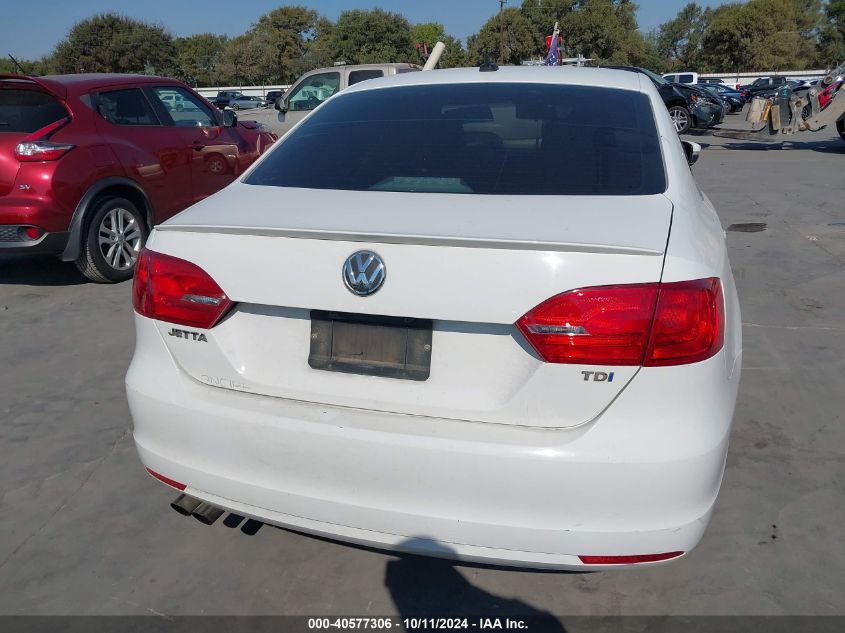 2013 Volkswagen Jetta 2.0L Tdi VIN: 3VWLL7AJ1DM376114 Lot: 40577306