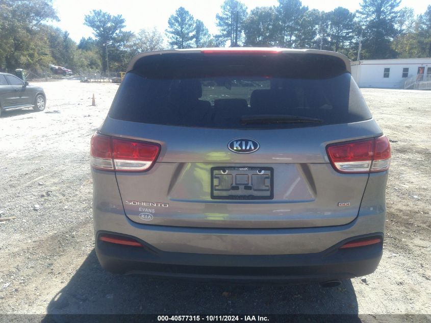 2017 KIA SORENTO 2.4L L - 5XYPG4A32HG288216