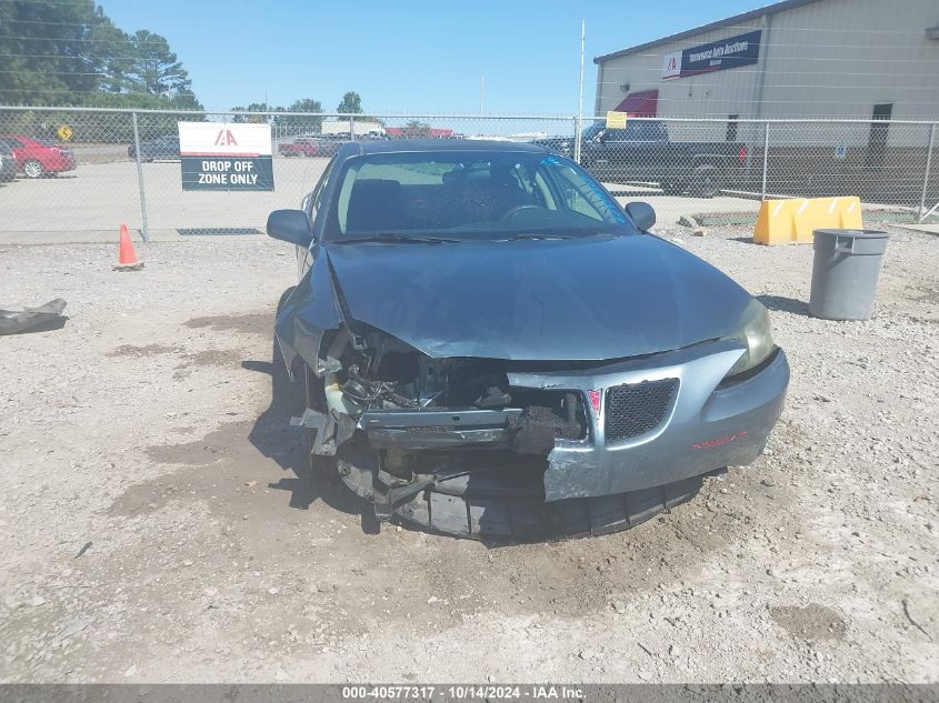 2006 Pontiac Grand Prix VIN: 2G2WP552361249164 Lot: 40577317