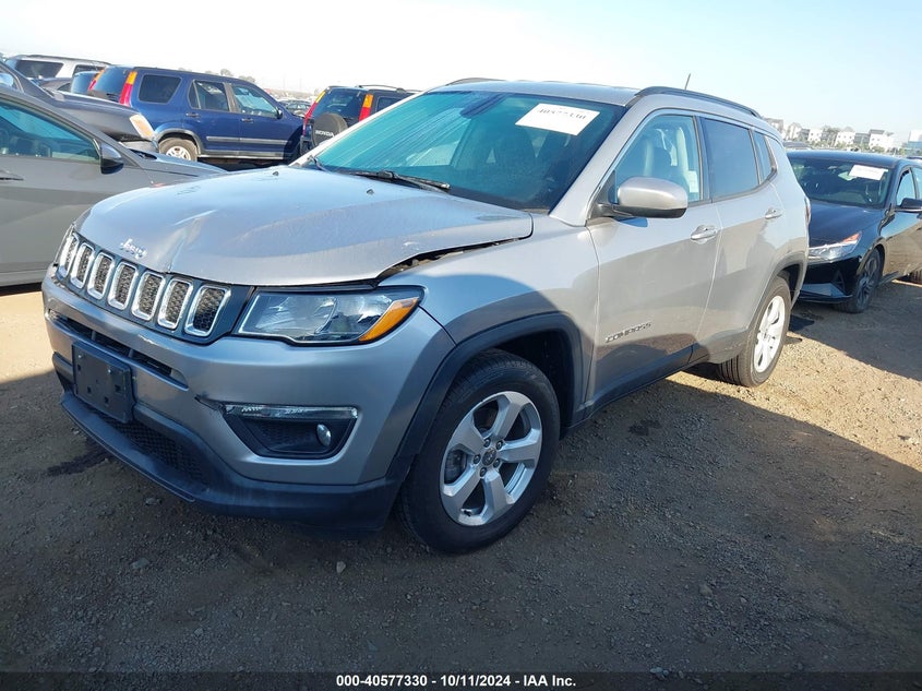 VIN 3C4NJCBB8MT507921 2021 JEEP COMPASS LATITUDE FWD