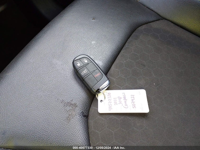 VIN 3C4NJCBB8MT507921 2021 JEEP COMPASS LATITUDE FWD