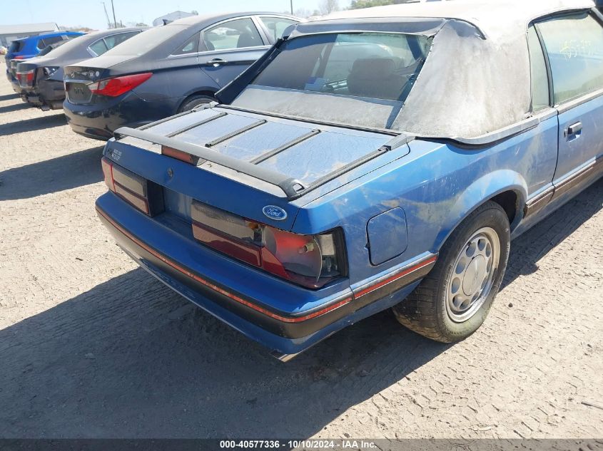 1988 Ford Mustang Lx VIN: 1FABP44E7JF226512 Lot: 40577336