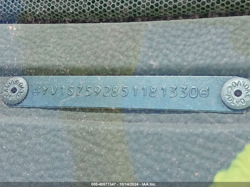 2005 Volvo Xc70 VIN: YV1SZ592851181330 Lot: 40577347