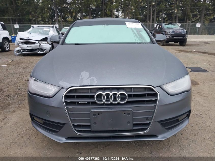 2013 Audi A4 Premium Plus VIN: WAUFFAFL8DN004108 Lot: 40577363