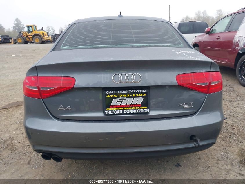 2013 Audi A4 Premium Plus VIN: WAUFFAFL8DN004108 Lot: 40577363