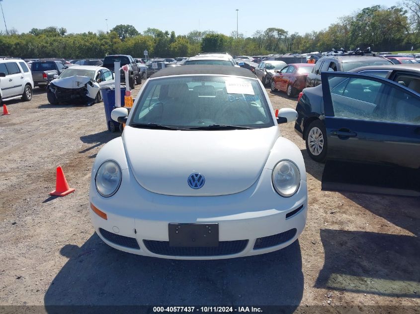 2007 Volkswagen New Beetle Triple White VIN: 3VWFG31Y97M419383 Lot: 40577437