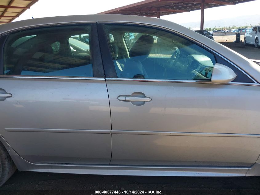 2013 Chevrolet Impala Lt VIN: 2G1WG5E30D1208727 Lot: 40577445