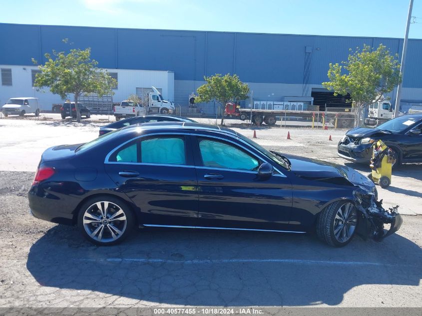 2019 Mercedes-Benz C 300 VIN: 55SWF8DB1KU306761 Lot: 40577455