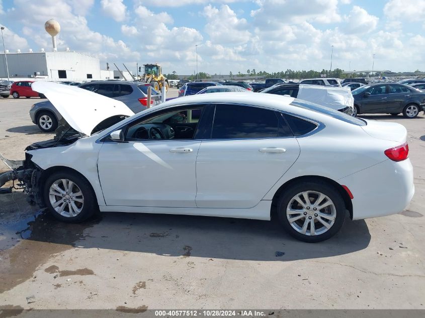 2015 Chrysler 200 Limited VIN: 1C3CCCAB0FN606971 Lot: 40577512