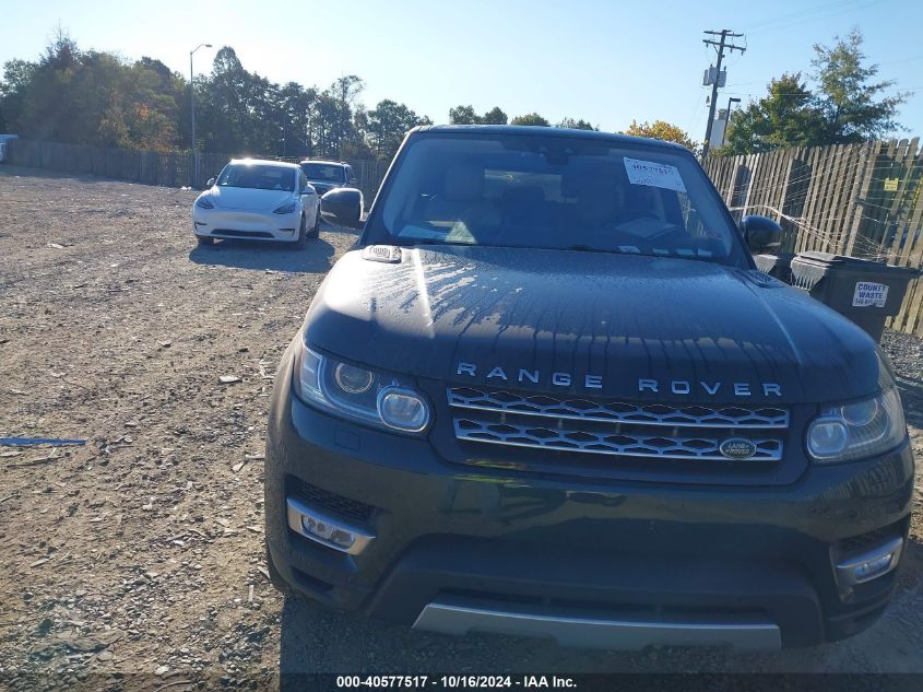 2017 Land Rover Range Rover Sport 3.0L V6 Supercharged Hse VIN: SALWR2FV0HA163843 Lot: 40577517