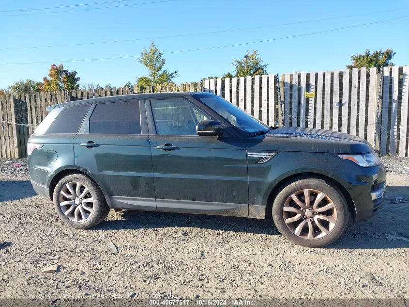 2017 Land Rover Range Rover Sport 3.0L V6 Supercharged Hse VIN: SALWR2FV0HA163843 Lot: 40577517