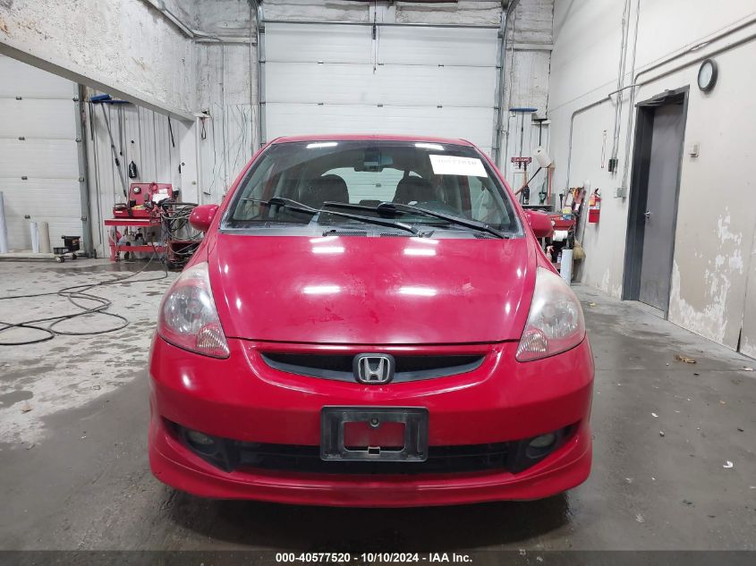 2008 Honda Fit Sport VIN: JHMGD37618S034963 Lot: 40577520