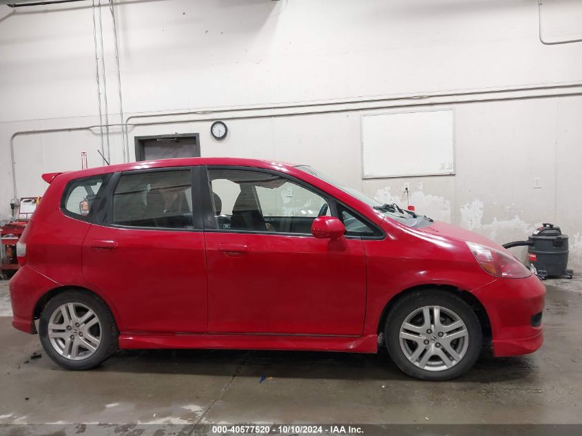 2008 Honda Fit Sport VIN: JHMGD37618S034963 Lot: 40577520