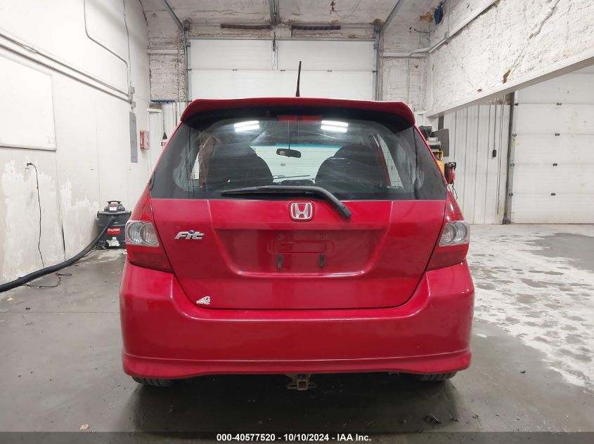 2008 Honda Fit Sport VIN: JHMGD37618S034963 Lot: 40577520