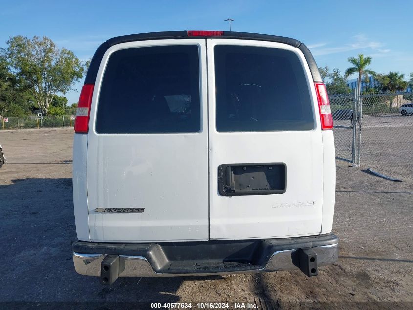 2018 Chevrolet Express 2500 Work Van VIN: 1GCWGAFG6J1907539 Lot: 40577534