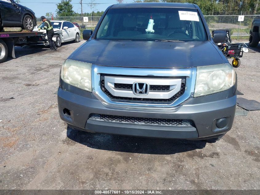 2011 Honda Pilot Lx VIN: 5FNYF3H24BB042894 Lot: 40577681