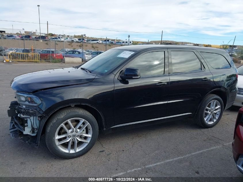 2022 Dodge Durango Gt Plus Awd VIN: 1C4RDJDG2NC183075 Lot: 40577726