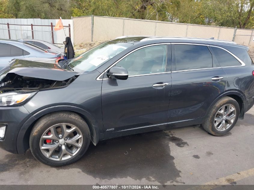 2018 KIA SORENTO 3.3L SX - 5XYPKDA59JG385063