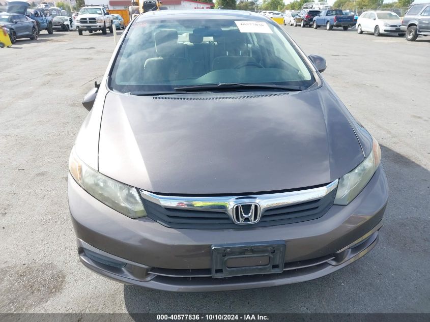 2012 Honda Civic Ex VIN: JHMFB2F80CS004005 Lot: 40577836