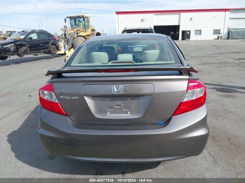 2012 Honda Civic Ex VIN: JHMFB2F80CS004005 Lot: 40577836