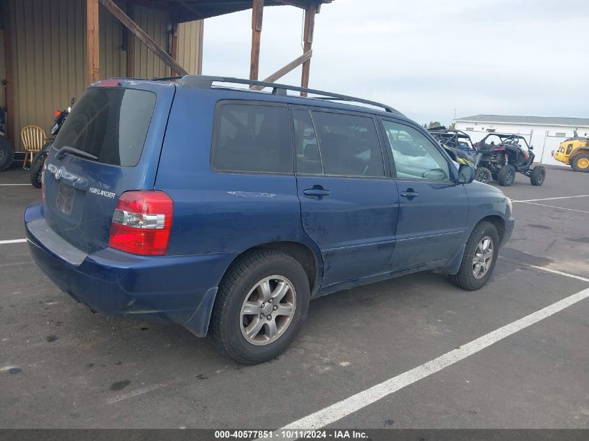 JTEDP21A850066248 2005 Toyota Highlander V6