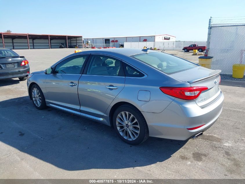 5NPE34AFXFH016516 2015 Hyundai Sonata Limited