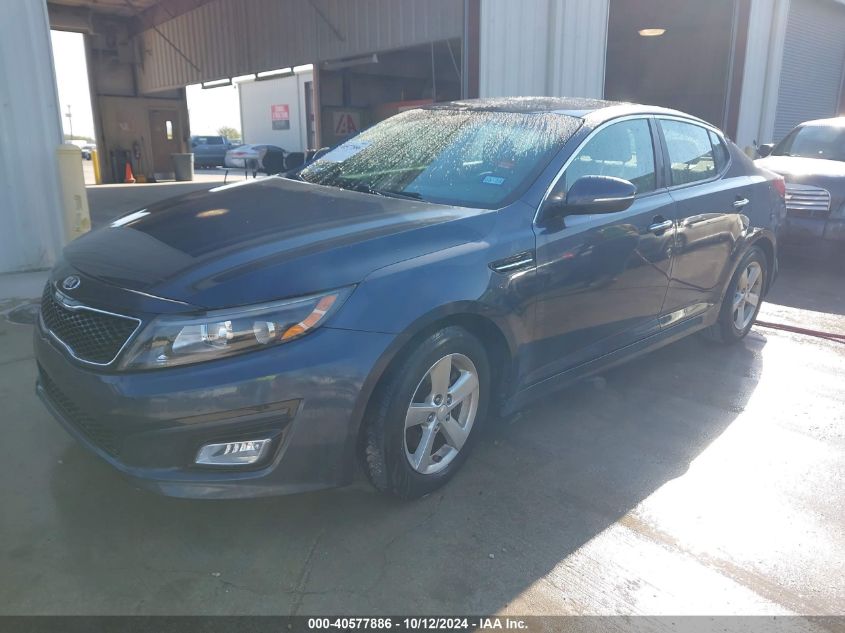 KNAGM4A77F5613019 2015 KIA OPTIMA - Image 2