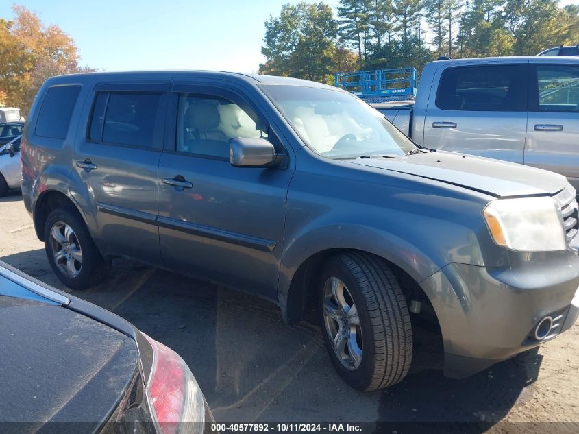 2012 Honda Pilot Ex-L VIN: 5FNYF4H55CB038273 Lot: 40577892