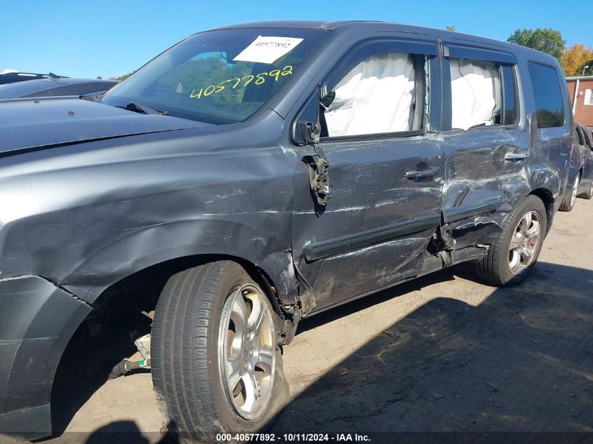 2012 Honda Pilot Ex-L VIN: 5FNYF4H55CB038273 Lot: 40577892