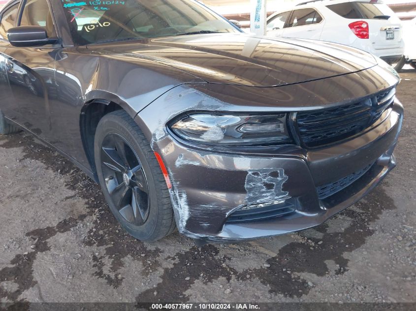 2018 Dodge Charger Sxt Plus Rwd VIN: 2C3CDXHG8JH125390 Lot: 40577967