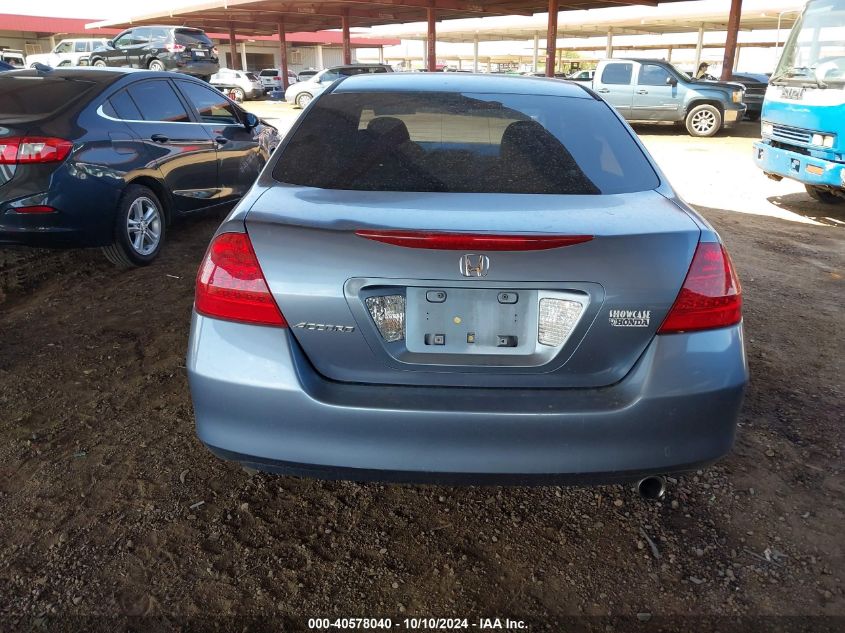 1HGCM563X7A123536 2007 Honda Accord 2.4 Se