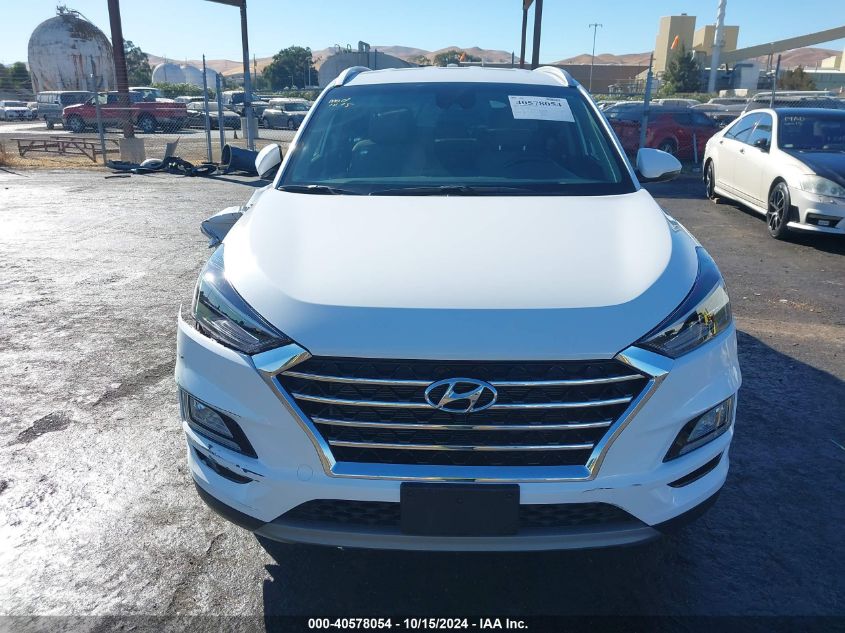 2021 Hyundai Tucson Limited VIN: KM8J33AL7MU322411 Lot: 40578054