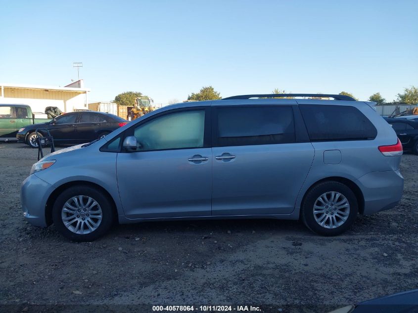 2014 Toyota Sienna Xle V6 8 Passenger VIN: 5TDYK3DC4ES483547 Lot: 40578064