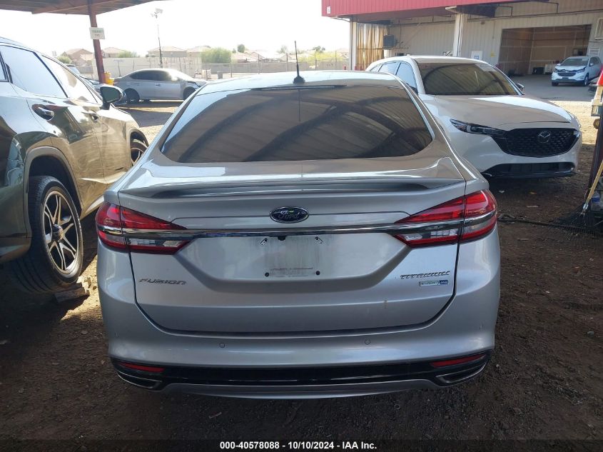 3FA6P0D93JR128206 2018 Ford Fusion Titanium