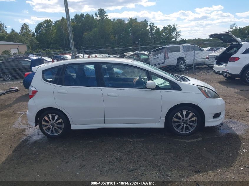 2013 Honda Fit Sport VIN: JHMGE8H57DC052209 Lot: 40578101