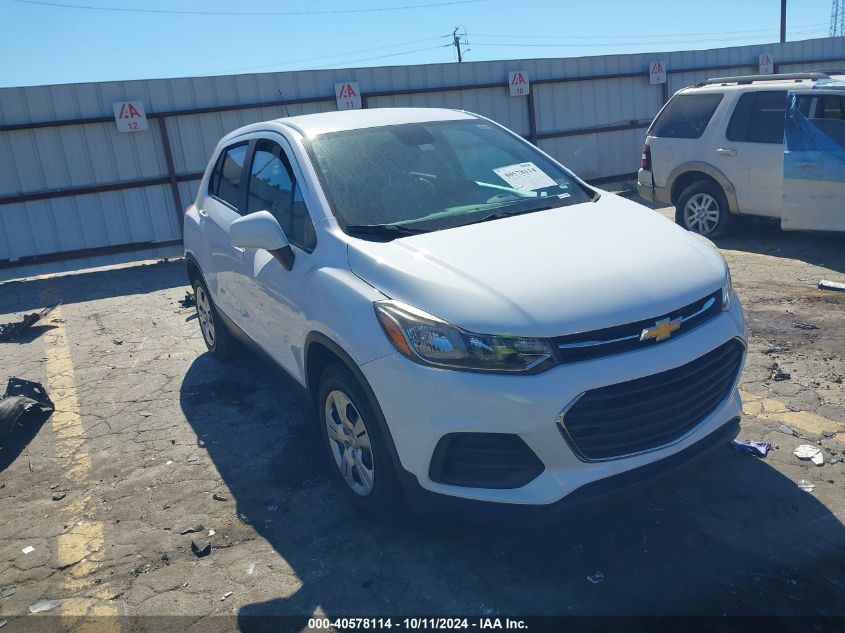 3GNCJKSB8JL206585 2018 Chevrolet Trax Ls