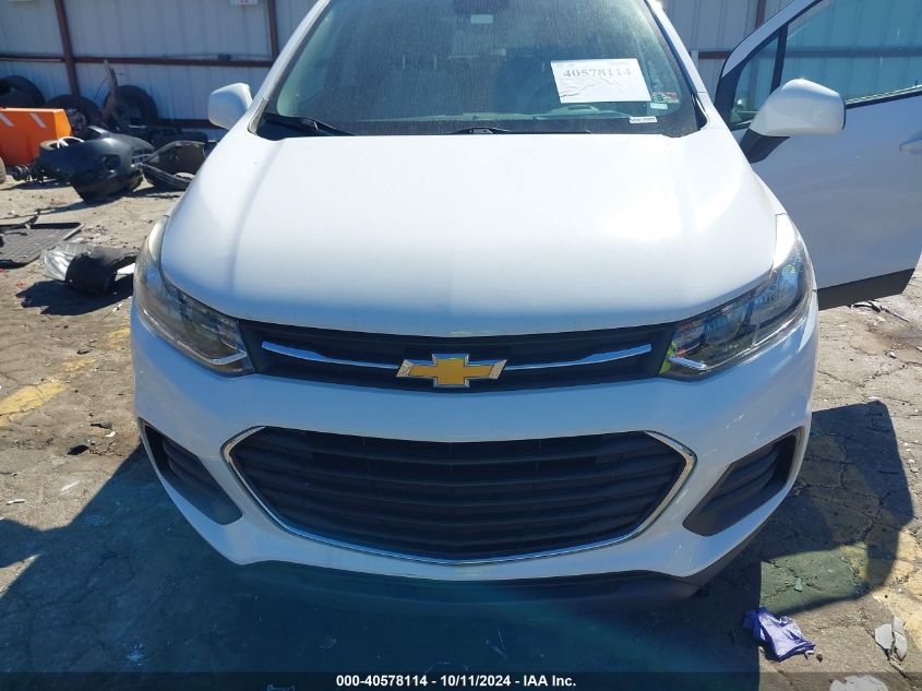 2018 Chevrolet Trax Ls VIN: 3GNCJKSB8JL206585 Lot: 40578114