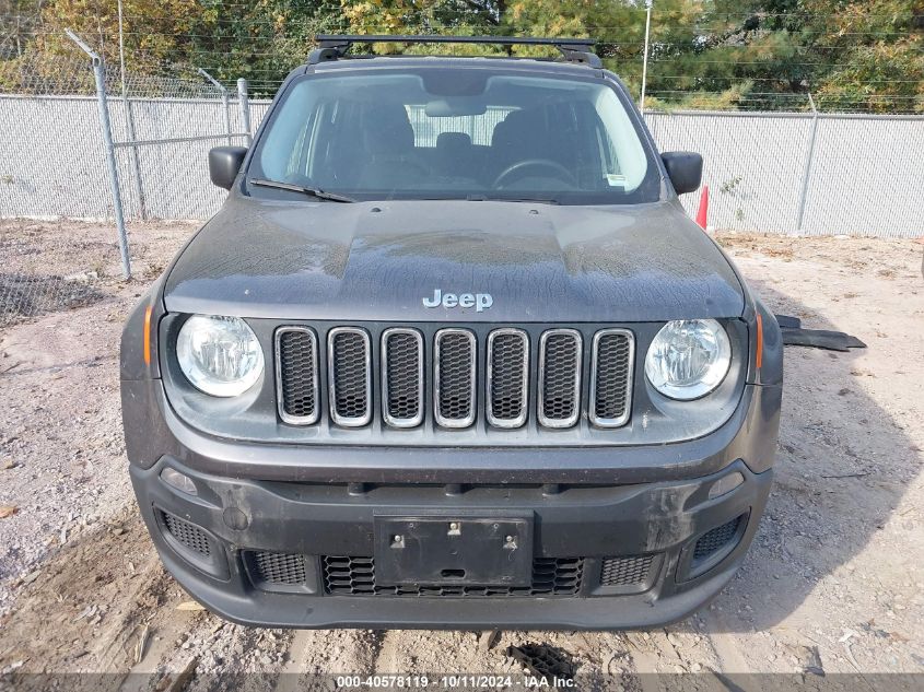 2016 Jeep Renegade Sport VIN: ZACCJBAT9GPD26284 Lot: 40578119