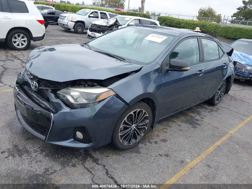 2015 Toyota Corolla S Plus VIN: 5YFBURHE8FP283490 Lot: 40578426