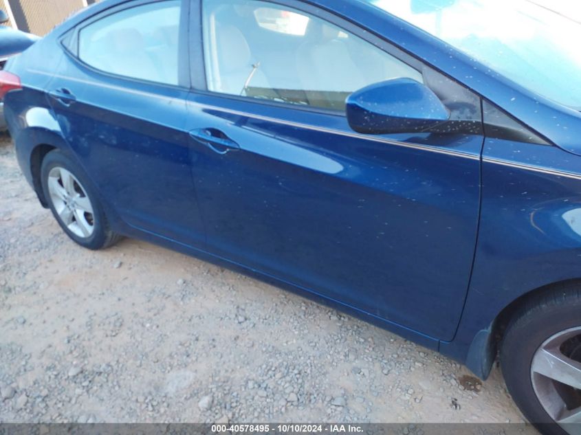 KMHDH4AE1DU868529 2013 Hyundai Elantra Gls