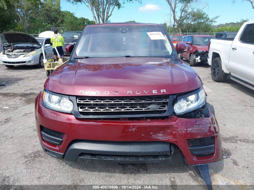 2017 Land Rover Range Rover Sport 3.0L V6 Supercharged Se VIN: SALWG2FV9HA693220 Lot: 40578506