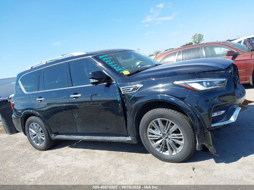 2021 Infiniti Qx80 Luxe VIN: JN8AZ2AD6M9861616 Lot: 40578507