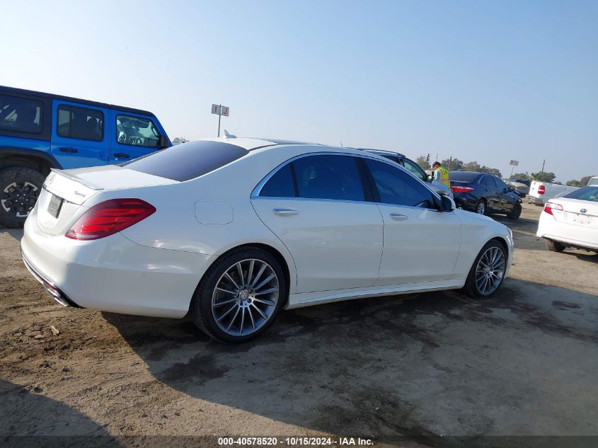 2015 Mercedes-Benz S 550 4Matic VIN: WDDUG8FB7FA200855 Lot: 40578520