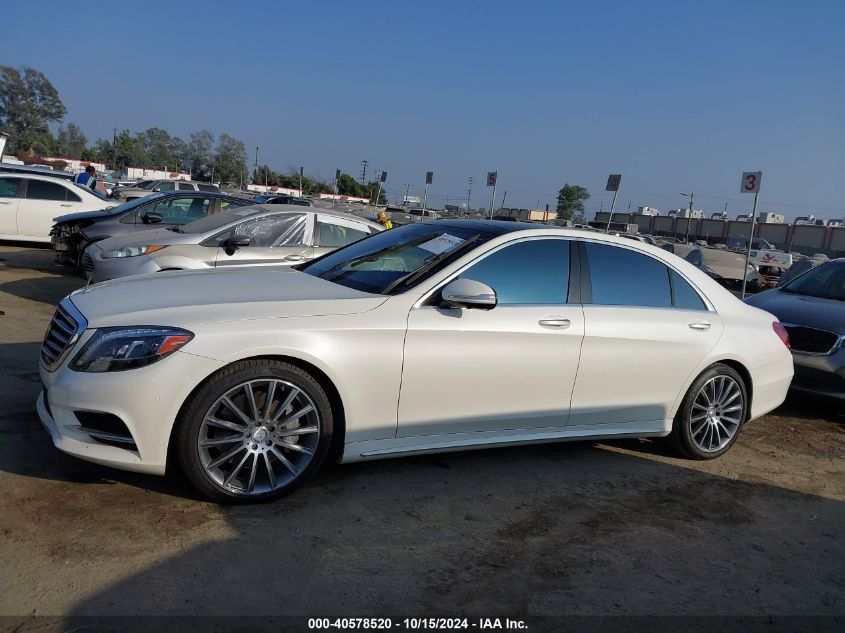 2015 Mercedes-Benz S 550 4Matic VIN: WDDUG8FB7FA200855 Lot: 40578520