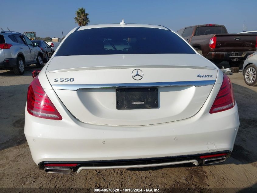 2015 Mercedes-Benz S 550 4Matic VIN: WDDUG8FB7FA200855 Lot: 40578520